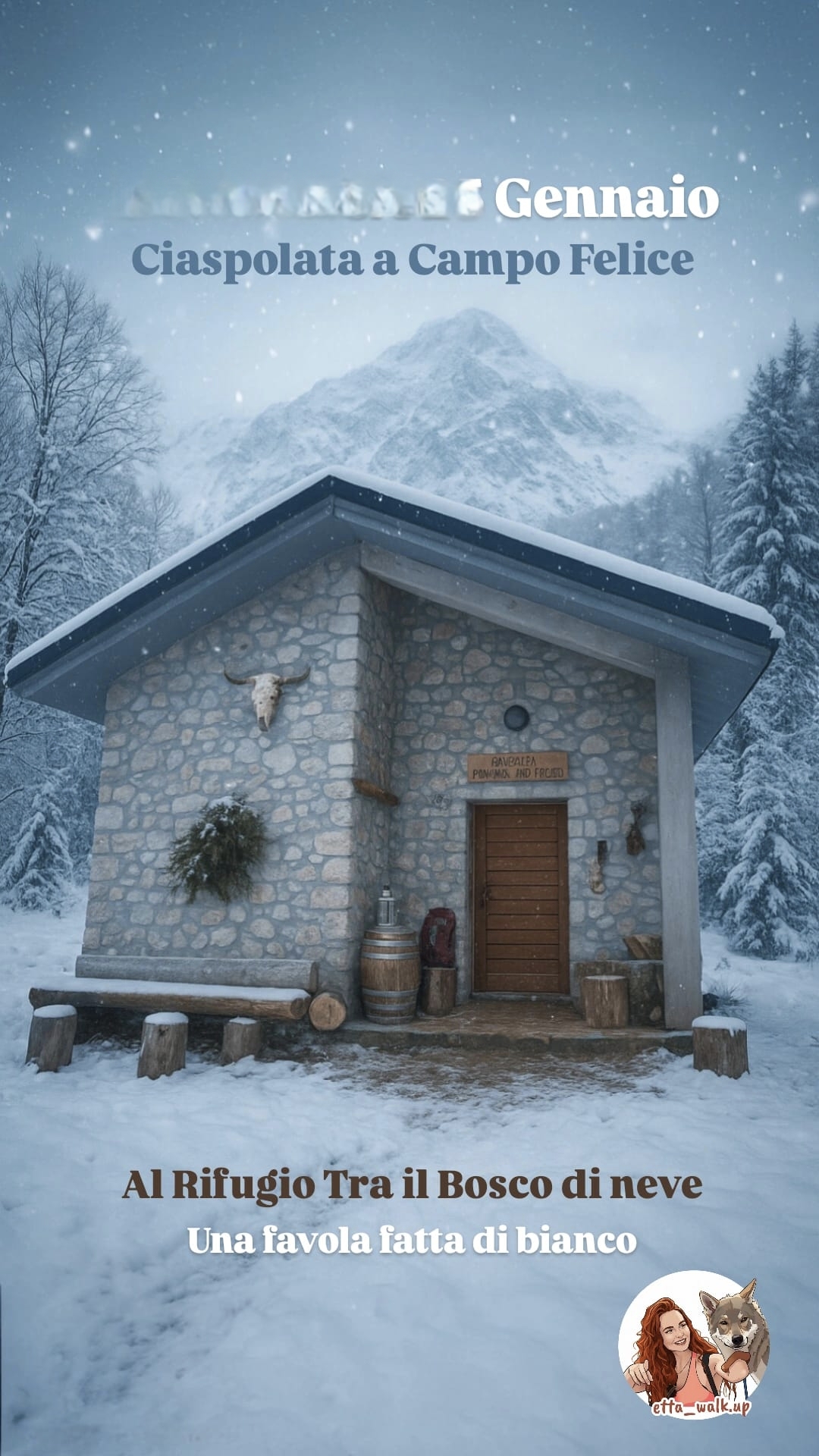 🌨️🏠 Ciaspolata a Campo Felice – Rifugio San Rocco 🏔🌲
