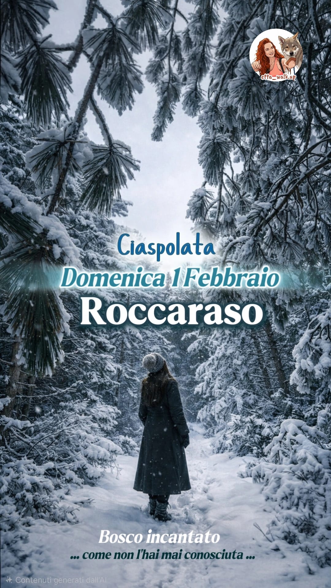 ❄️ Ciaspolata ROCCARASO • come non l'hai mai conosciuta ✨️ ~ tra i boschi fiabeschi innevati ~ 🌲✨