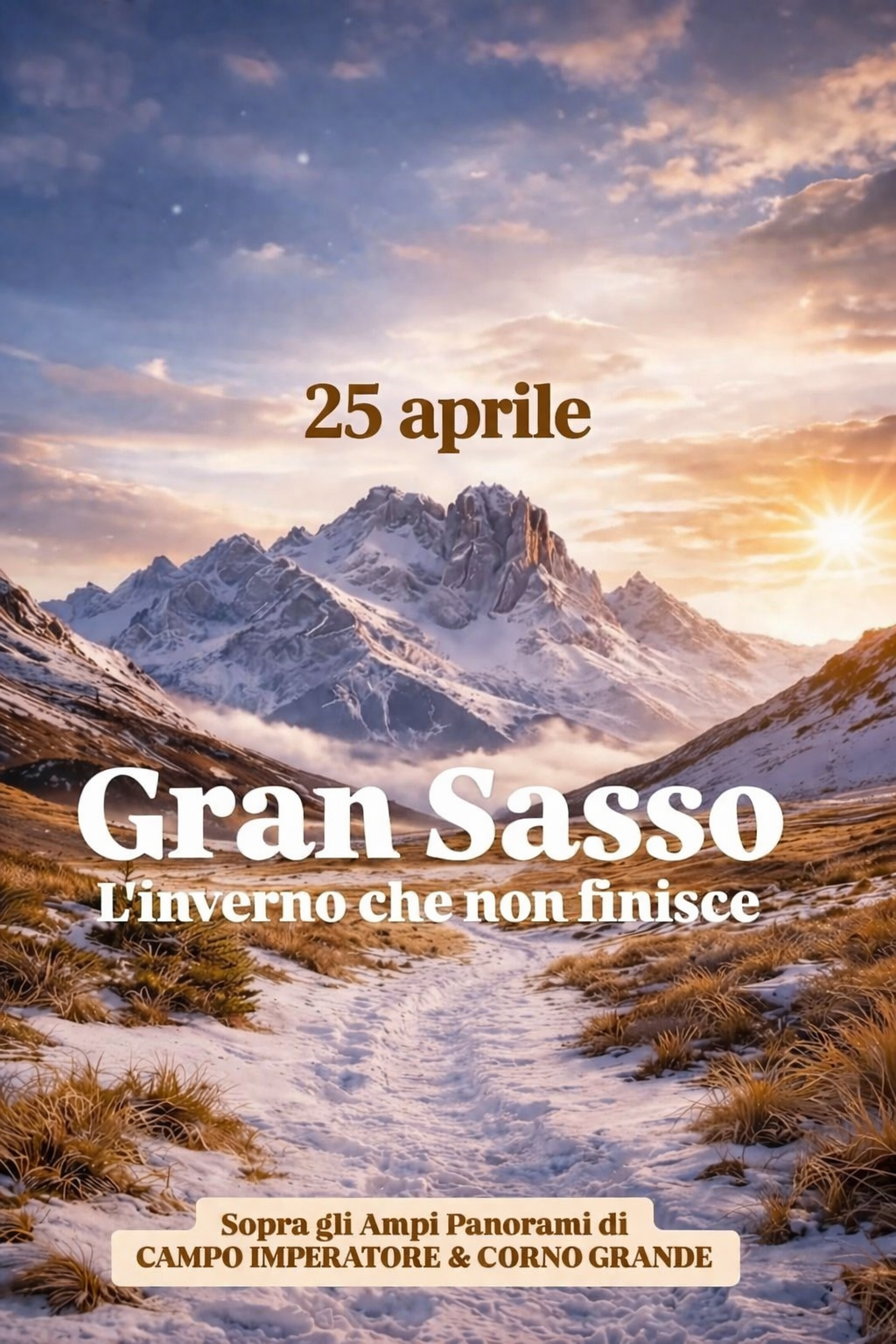 🏔️ Gran Sasso - L'inverno non finisce. Gli ampi panorami di Campo Imperatore e il Corno Grande ✨