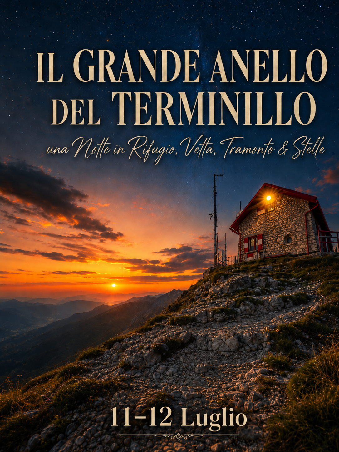 ⛰️🏡 Il Grande Anello del Terminillo ~ una Notte in Rifugio, Vetta, Tramonto & Stelle ✨