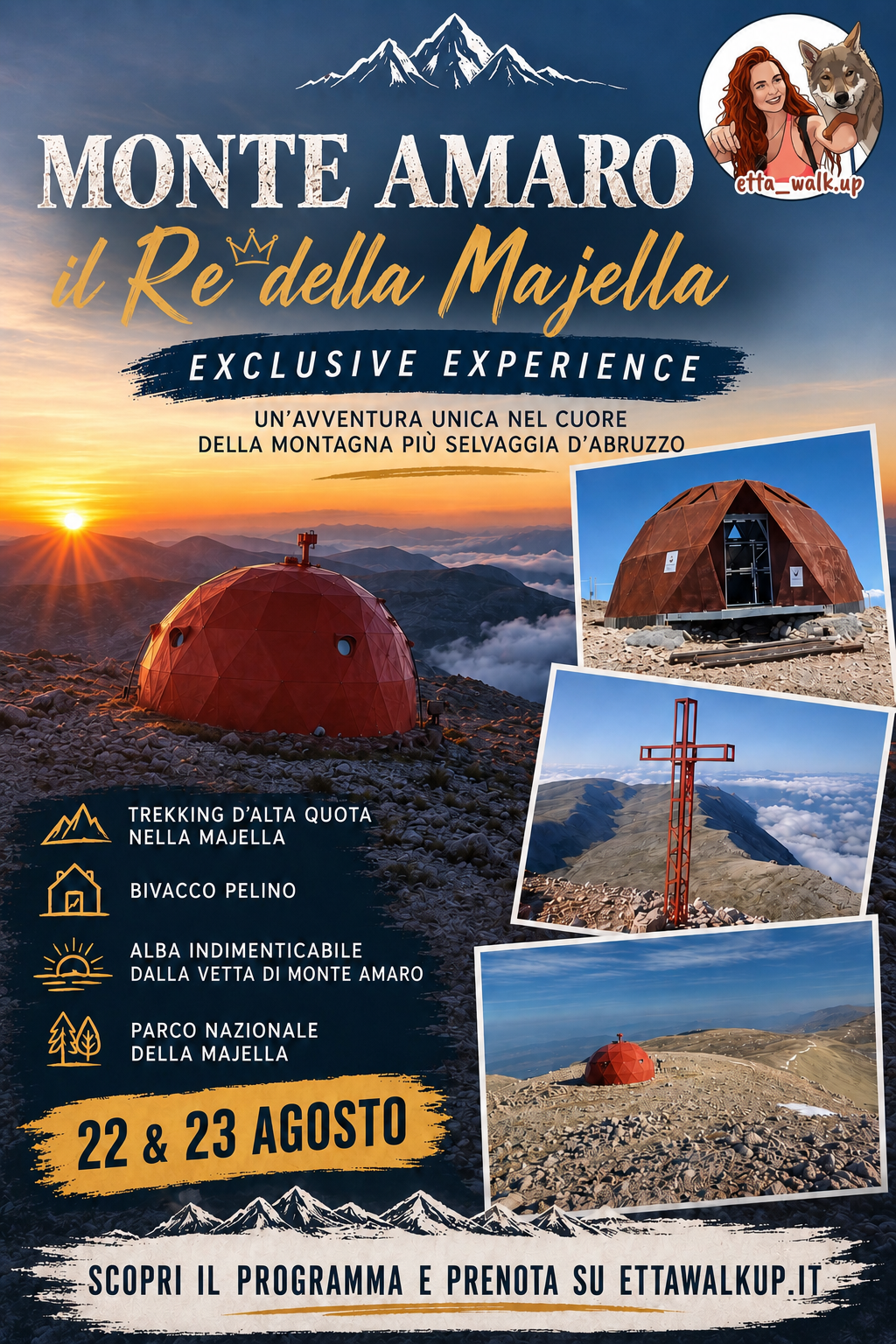 👑 MONTE AMARO ~ IL RE DELLA MAIELLA 👑 🌌 Notte & Alba ☀️ ‼️ EXCLUSIVE EXPERIENCE ‼️