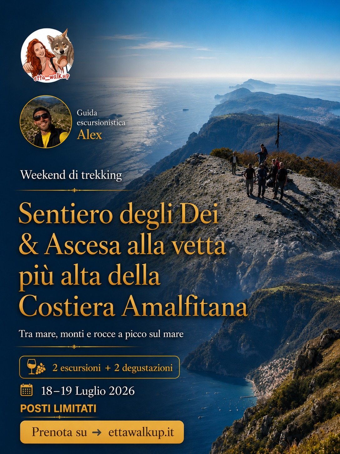 ⛰️SENTIERO DEGLI DEI E ASCESA ALLA VETTA PIU' ALTA DELLA COSTIERA AMALFITANA 🌊🌿