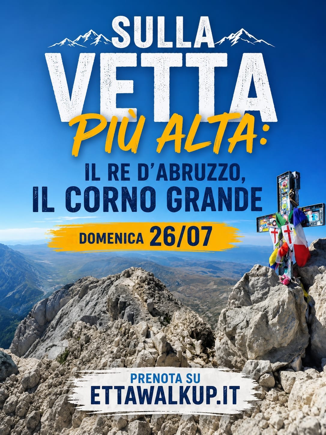 🌞 Sulla VETTA PIÙ ALTA, IL RE D'ABRUZZO • IL CORNO GRANDE 2.912m ⛰️